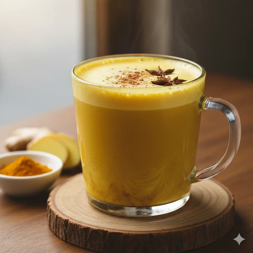 turmeric latte / golden milk
